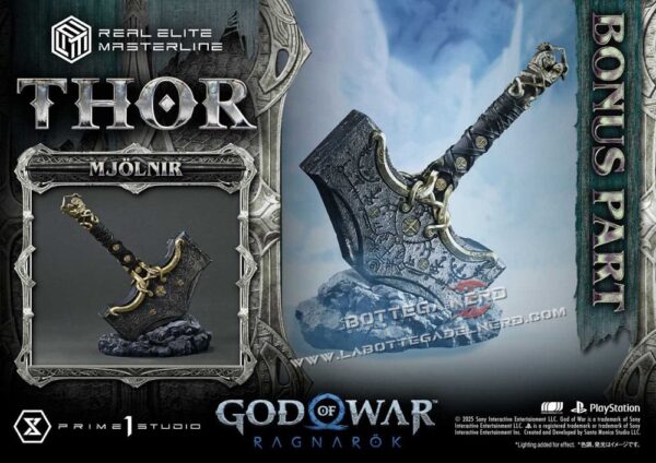 God of War Ragnarök - Masterline Statue 1/3 Thor Bonus Deluxe 105cm - immagine 2