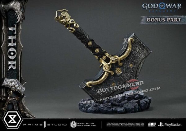 God of War Ragnarök - Masterline Statue 1/3 Thor Bonus Deluxe 105cm - immagine 5