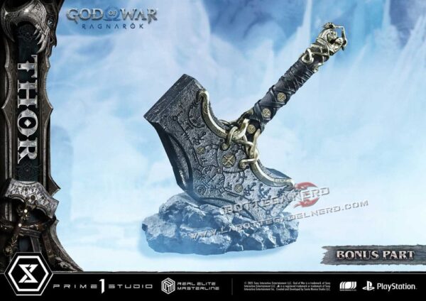 God of War Ragnarök - Masterline Statue 1/3 Thor Bonus Deluxe 105cm - immagine 3