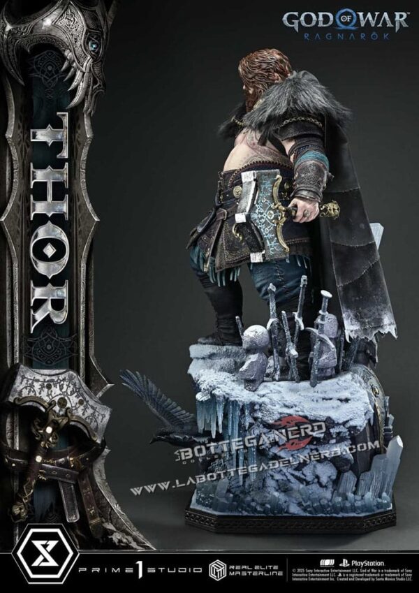 God of War Ragnarök - Masterline Statue 1/3 Thor 105cm - immagine 3