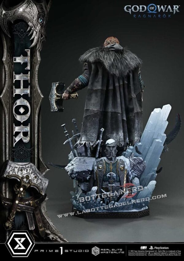 God of War Ragnarök - Masterline Statue 1/3 Thor 105cm - immagine 5