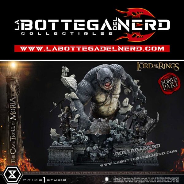The Lord of the Rings - Masterline Statue Cave Troll of Moria (BONUS) 91cm