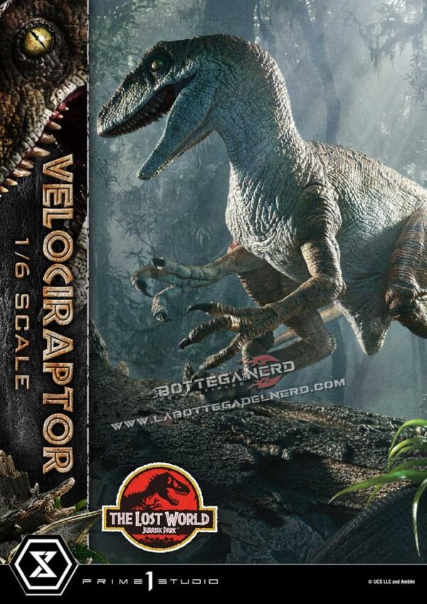 Jurassic Park II - Museum Collection Statue 1/6 Velociraptor 59cm - immagine 10