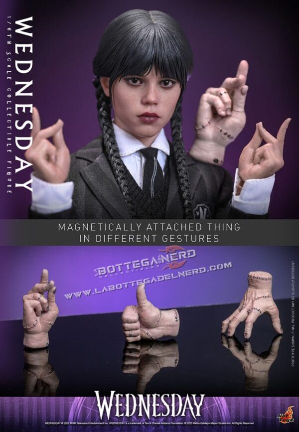 Wednesday - Action Figure Mercoledì 1/6 Wednesday 27cm - immagine 8