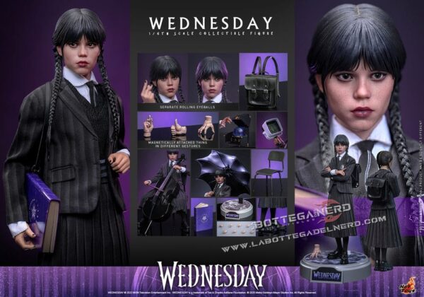 Wednesday - Action Figure Mercoledì 1/6 Wednesday 27cm - immagine 9
