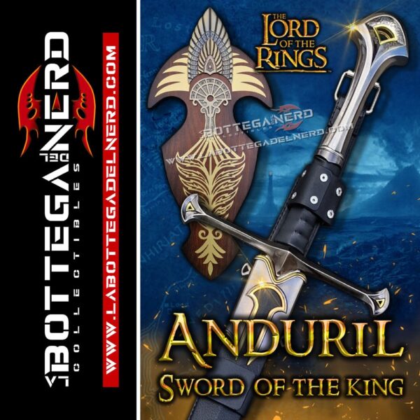 The Lord of the Rings - Anduril di Aragorn "Sword of the King" Deluxe