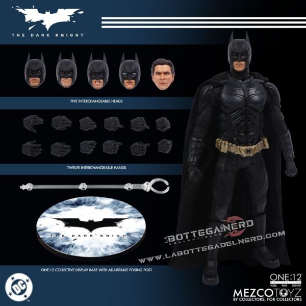 The Dark Knight - Action Figure 1/12 Batman 17cm - immagine 12