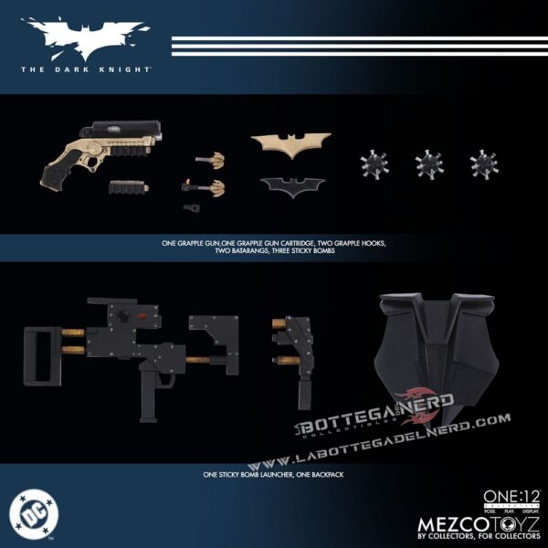 The Dark Knight - Action Figure 1/12 Batman 17cm - immagine 11