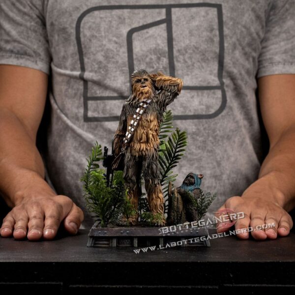 Star Wars Episode VI - Statue 1/10 Chewbacca and Tokkat 22cm - immagine 10