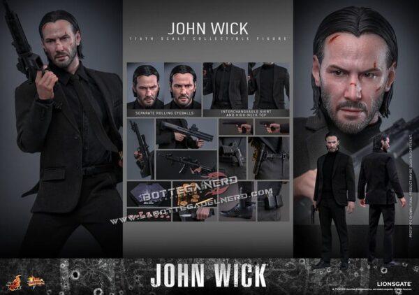 John Wick - Masterpiece Action Figure 1/6 John Wick 31cm - immagine 14