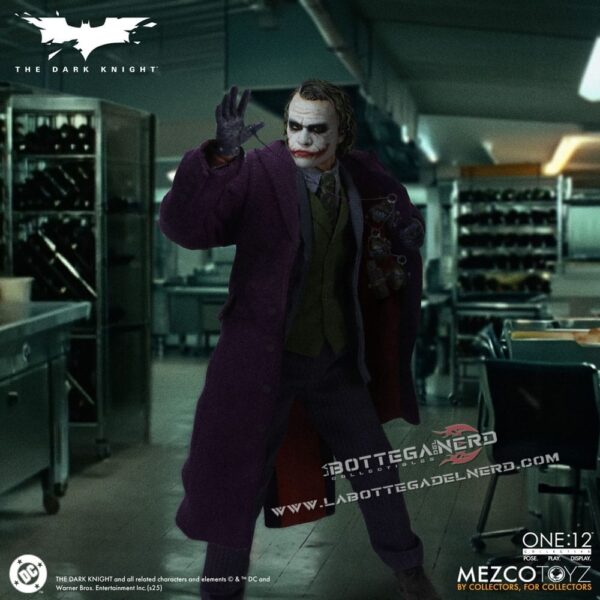 The Dark Knight - Action Figure 1/12 Joker 17cm - immagine 7