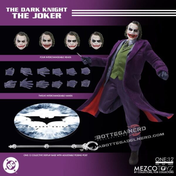 The Dark Knight Action Figure 1/12 Joker 17 cm