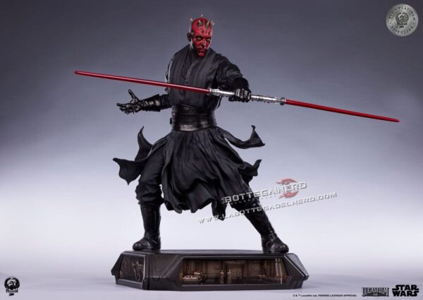 Star Wars - Statue 1/3 Darth Maul Platinum Exclusive 86cm - immagine 3