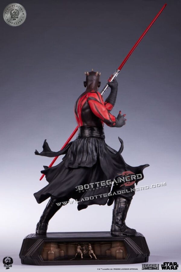 Star Wars - Statue 1/3 Darth Maul Platinum Exclusive 86cm - immagine 7