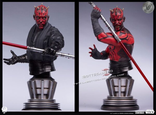 Star Wars - Statue 1/3 Darth Maul Platinum Exclusive 86cm - immagine 11