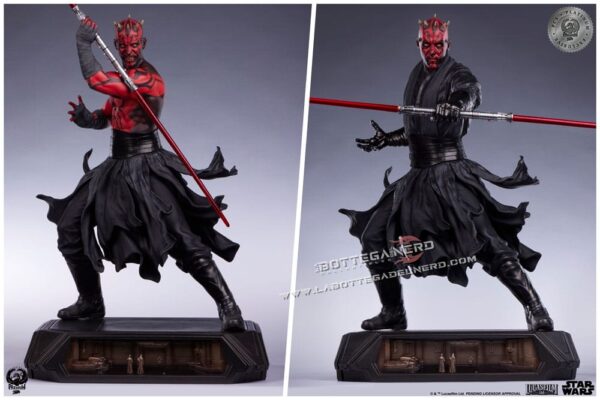 Star Wars - Statue 1/3 Darth Maul Platinum Exclusive 86cm - immagine 10