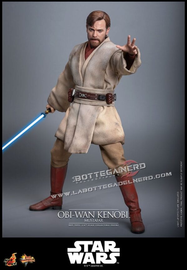 Star Wars: Episode III - Action Figure 1/6 Obi-Wan Kenobi (Mustafar) 31cm - immagine 5