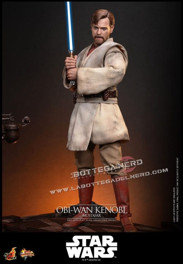 Star Wars: Episode III - Action Figure 1/6 Obi-Wan Kenobi (Mustafar) 31cm - immagine 2