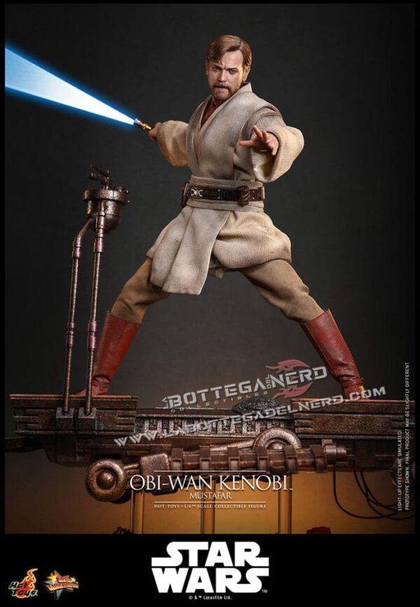 Star Wars: Episode III - Action Figure 1/6 Obi-Wan Kenobi (Mustafar) 31cm - immagine 3