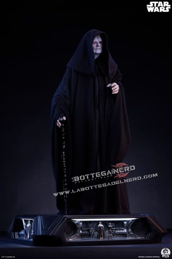 Star Wars - Hyperreal Statue 1/3 Emperor Palpatine 64cm - immagine 8