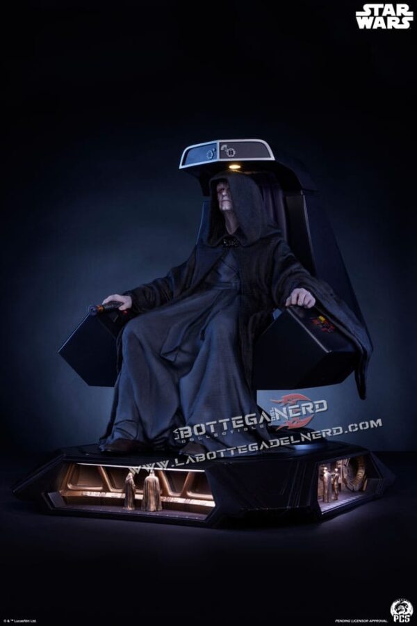 Star Wars - Statue 1/3 Emperor Palpatine with Throne 58cm - immagine 8