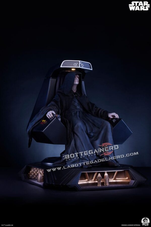 Star Wars - Statue 1/3 Emperor Palpatine with Throne 58cm - immagine 9