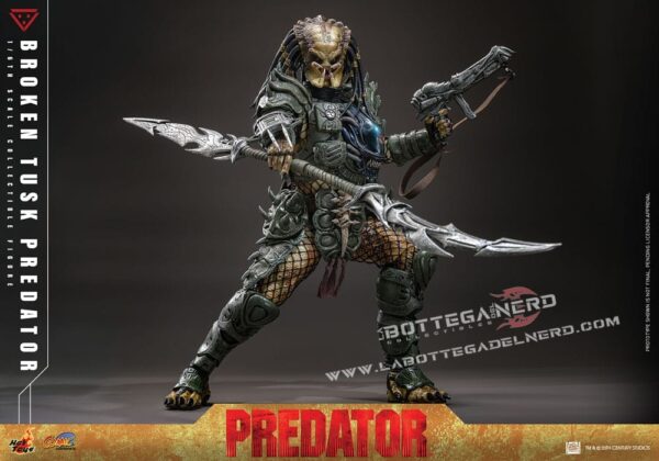 Alien vs. Predator - Action Figure 1/6 Broken Tusk Predator 35cm - immagine 10