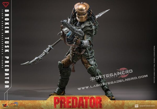 Alien vs. Predator - Action Figure 1/6 Broken Tusk Predator 35cm - immagine 9
