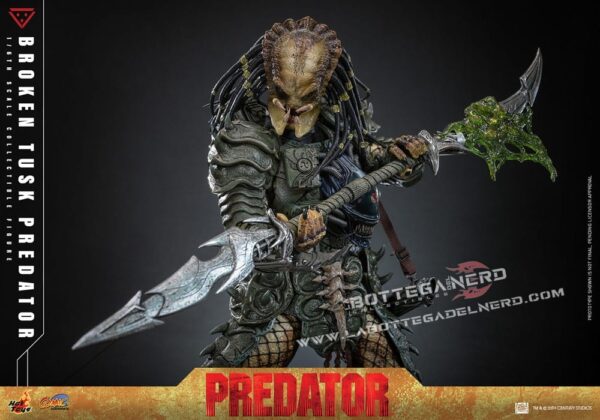 Alien vs. Predator - Action Figure 1/6 Broken Tusk Predator 35cm - immagine 8