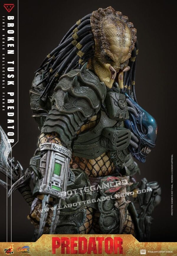 Alien vs. Predator - Action Figure 1/6 Broken Tusk Predator 35cm - immagine 6