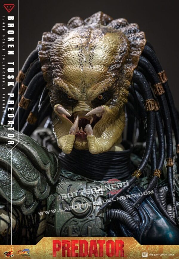 Alien vs. Predator - Action Figure 1/6 Broken Tusk Predator 35cm - immagine 2