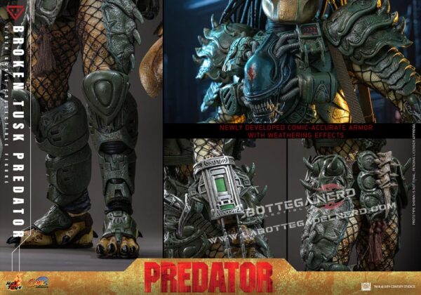 Alien vs. Predator - Action Figure 1/6 Broken Tusk Predator 35cm - immagine 12