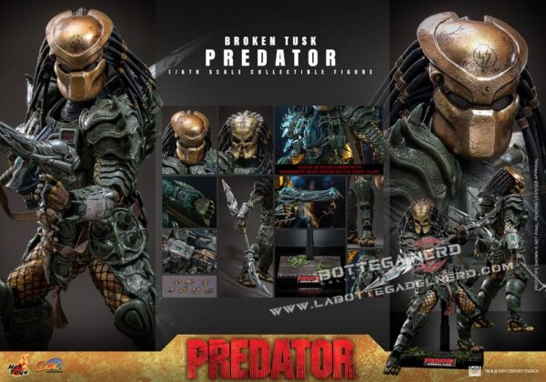 Alien vs. Predator - Action Figure 1/6 Broken Tusk Predator 35cm - immagine 13