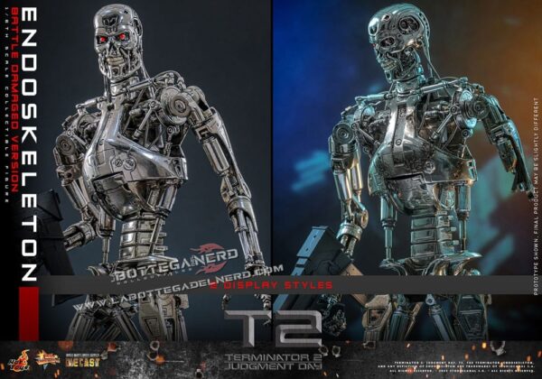 Terminator 2 - Die-cast Action Figure 1/6 Endoskeleton (Battle Version) 31cm - immagine 11