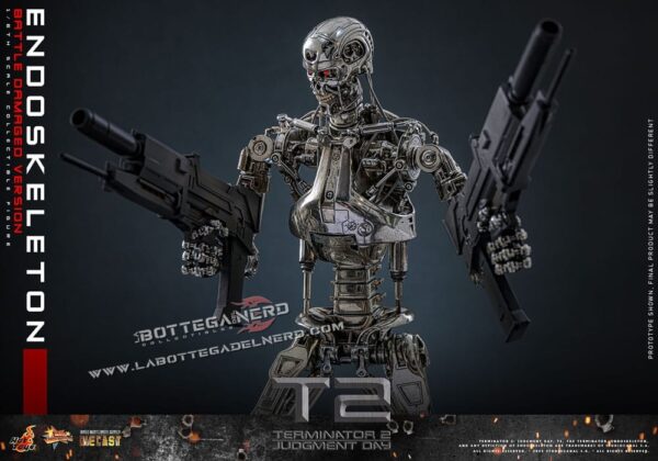 Terminator 2 - Die-cast Action Figure 1/6 Endoskeleton (Battle Version) 31cm - immagine 10