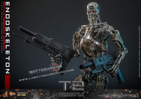 Terminator 2 - Die-cast Action Figure 1/6 Endoskeleton (Battle Version) 31cm - immagine 3
