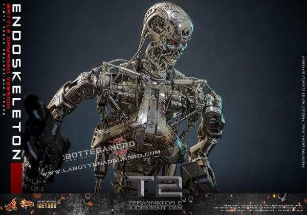 Terminator 2 - Die-cast Action Figure 1/6 Endoskeleton (Battle Version) 31cm - immagine 9