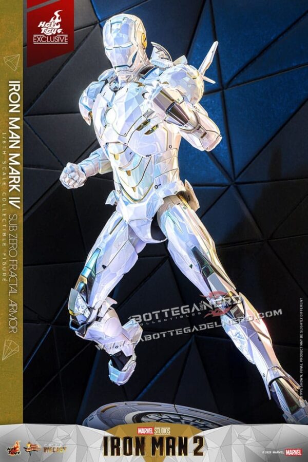 Iron Man 2 - Action Figure 1/6 Mark IV (Sub-Zero Fractal Armor) 33cm - immagine 9