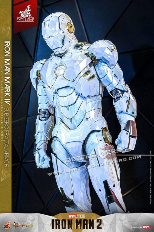 Iron Man 2 - Action Figure 1/6 Mark IV (Sub-Zero Fractal Armor) 33cm - immagine 8