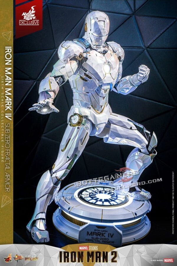 Iron Man 2 - Action Figure 1/6 Mark IV (Sub-Zero Fractal Armor) 33cm - immagine 4