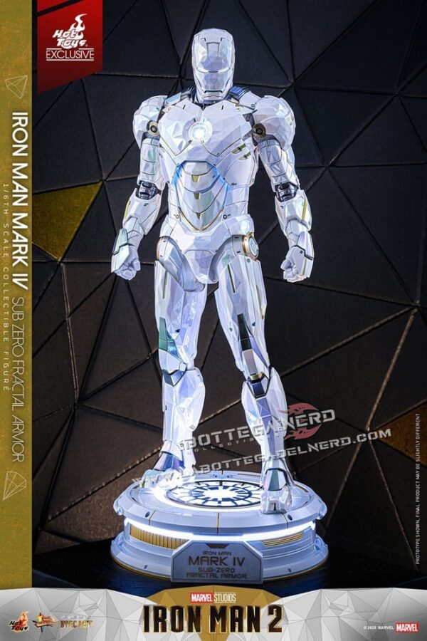 Iron Man 2 - Action Figure 1/6 Mark IV (Sub-Zero Fractal Armor) 33cm - immagine 2