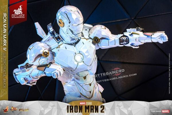 Iron Man 2 - Action Figure 1/6 Mark IV (Sub-Zero Fractal Armor) 33cm - immagine 6
