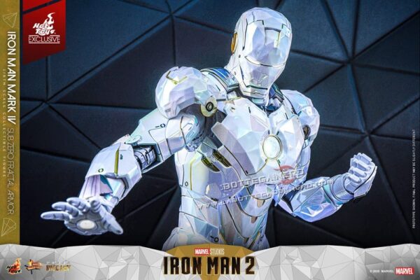 Iron Man 2 - Action Figure 1/6 Mark IV (Sub-Zero Fractal Armor) 33cm - immagine 7