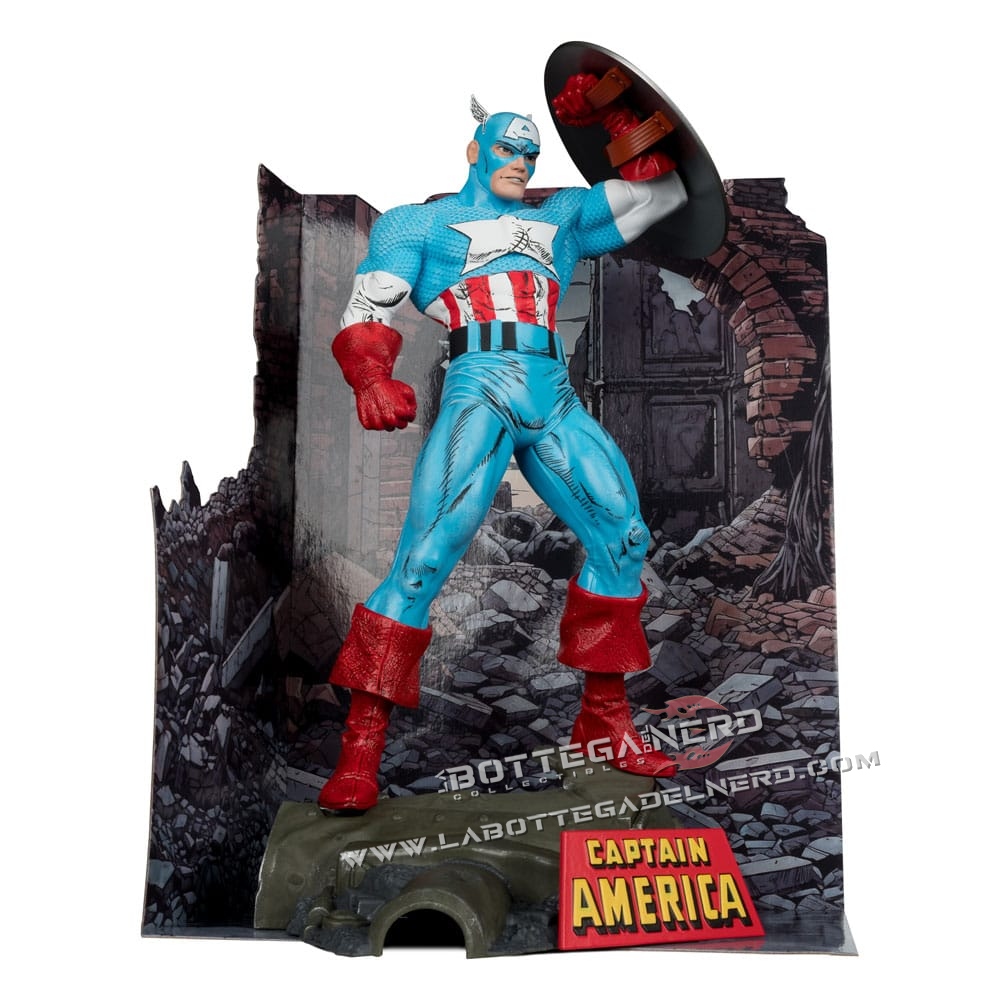 Marvel - PVC Statue 1/6 Captain America (The Amazing Spider-Man #323) 28cm - immagine 2
