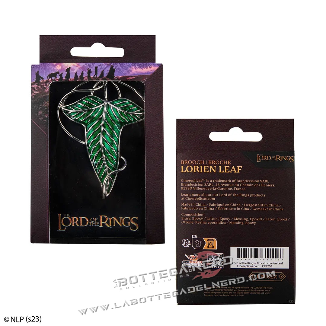 Il Signore degli Aanelli - Elven leaf brooch (Foglia)