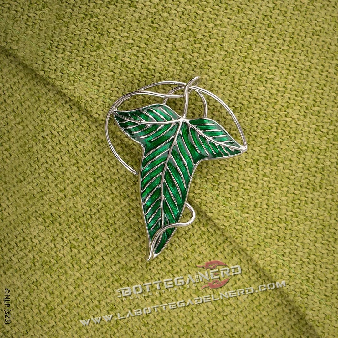 Il Signore degli Aanelli - Elven leaf brooch (Foglia) - immagine 2