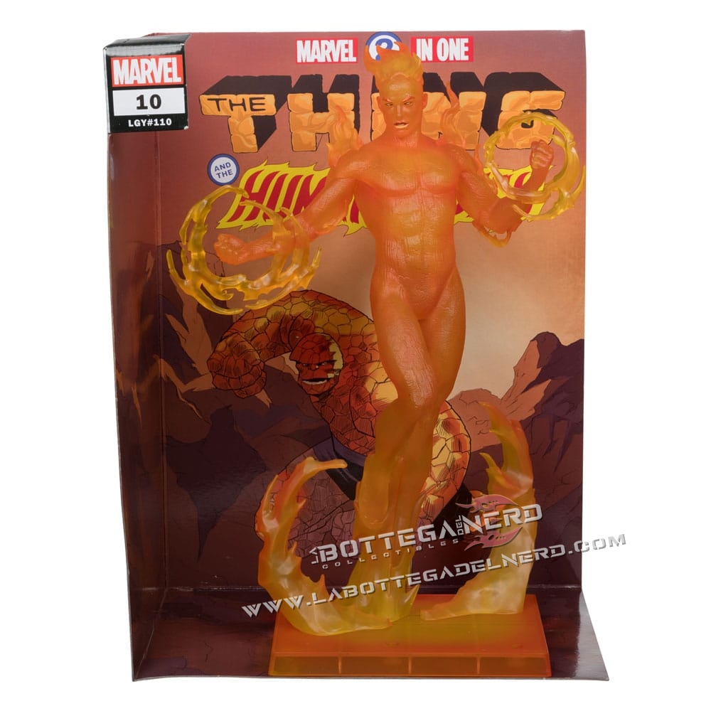 Marvel - PVC Statue 1/6 Human Torch (Marvel 2 in 1 #10) 29cm - immagine 6