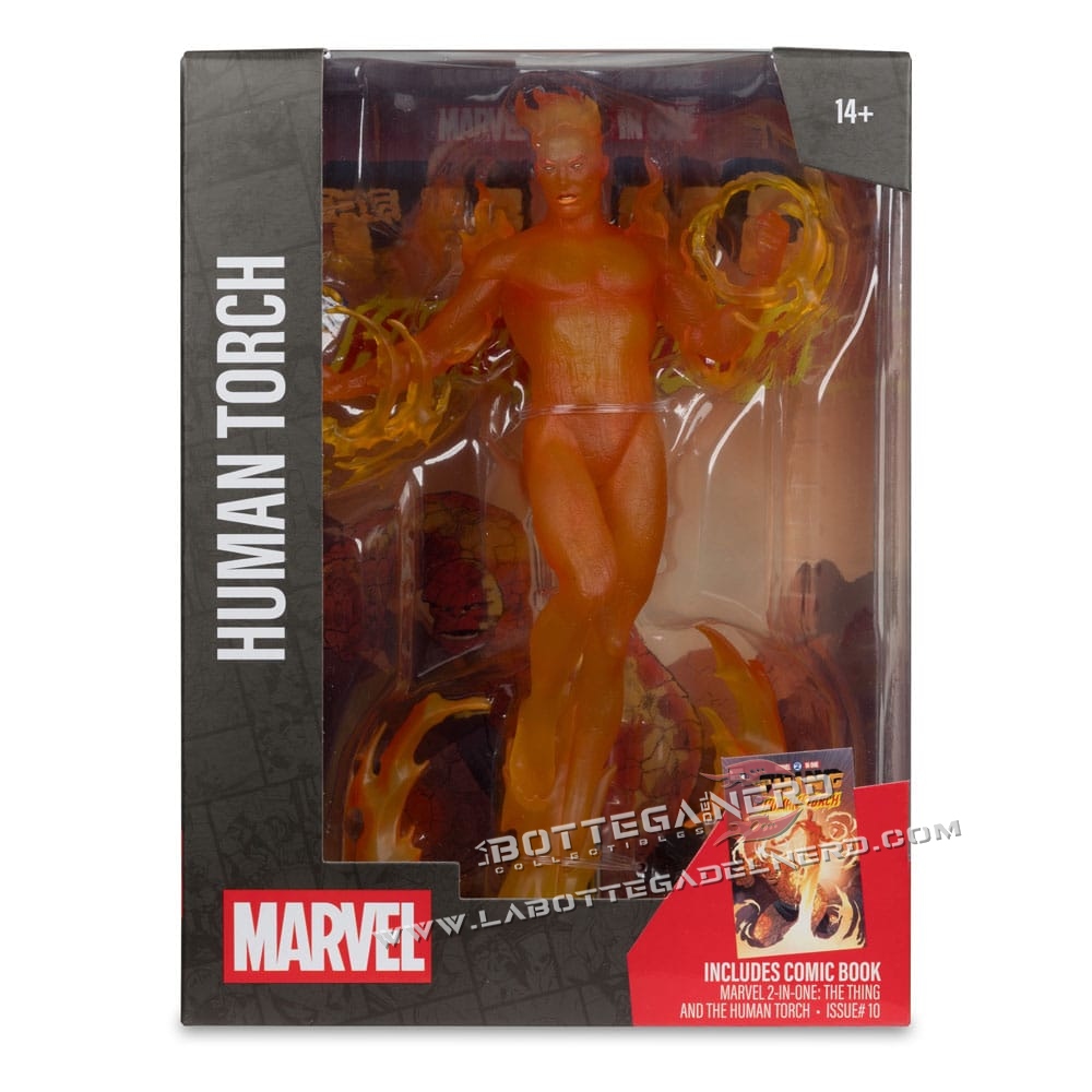 Marvel - PVC Statue 1/6 Human Torch (Marvel 2 in 1 #10) 29cm - immagine 2