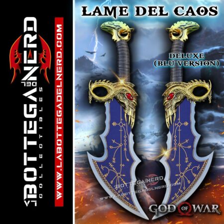 God of War Ragnarok - Replica LAME DEL CAOS Deluxe 1:1 (Version BLU)