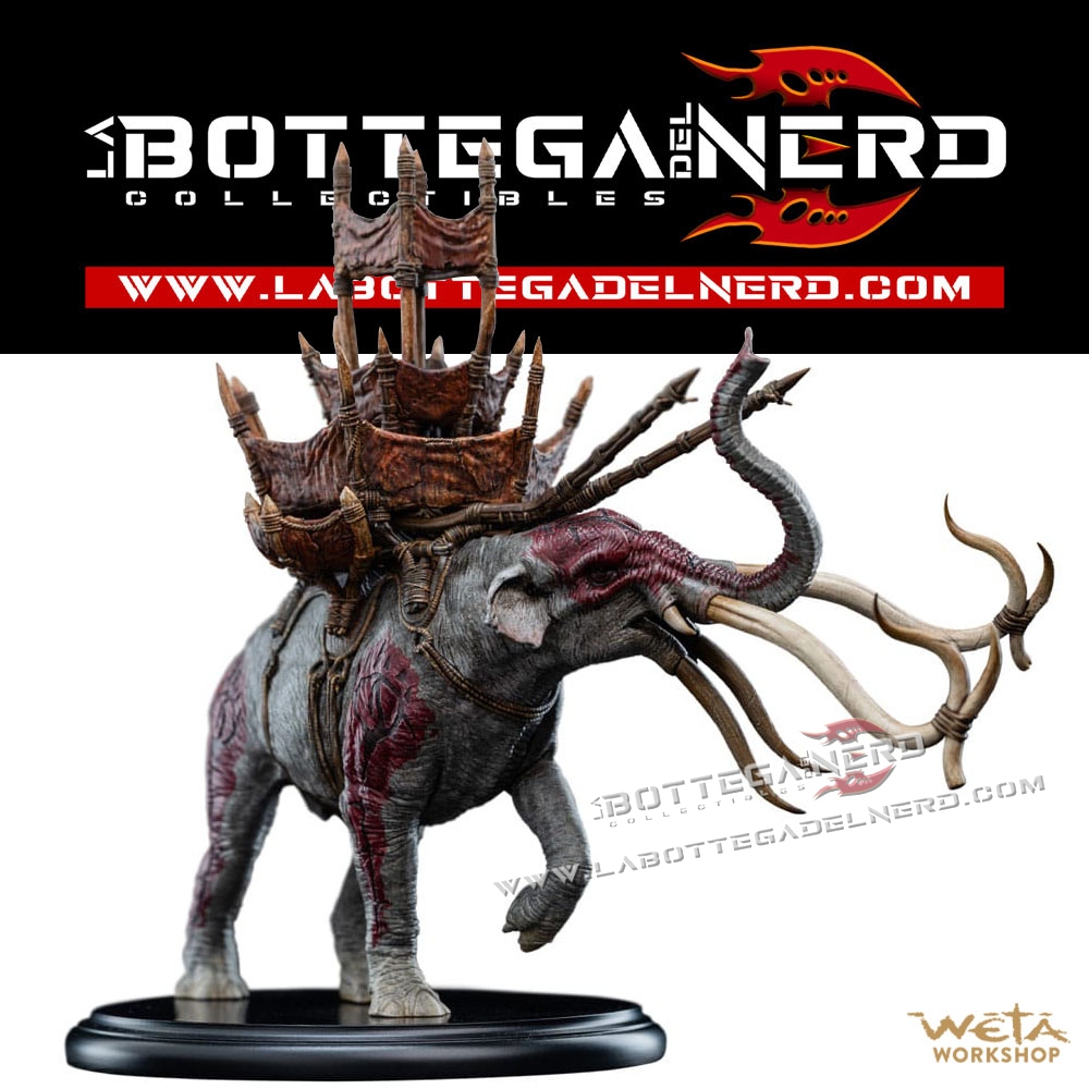 Lord of the Rings - Mini Statue Mumak in Battle 18cm